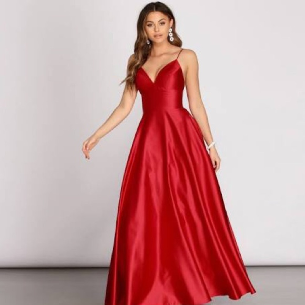 Red prom dress!